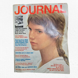 1973 Vintage Ladies Home Journal Magazine Caroline Kennedy Volume 90 Number 11